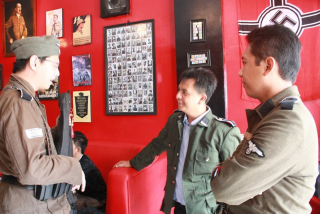 Illustration for article titled Man Opens Nazi Cafe, Baffled that It Pisses People Off